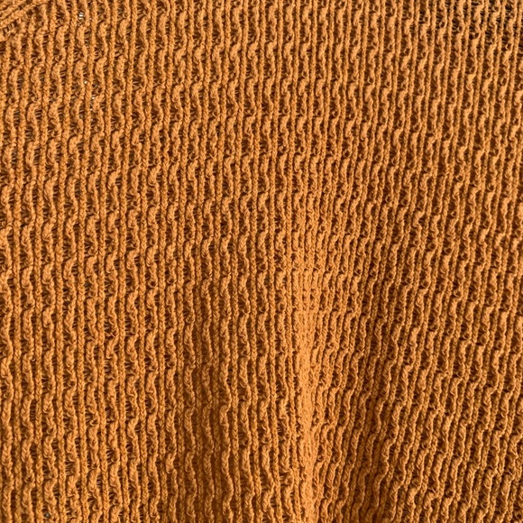 Gold Crop Cotton Mesh Coverup - Picture 4 of 4